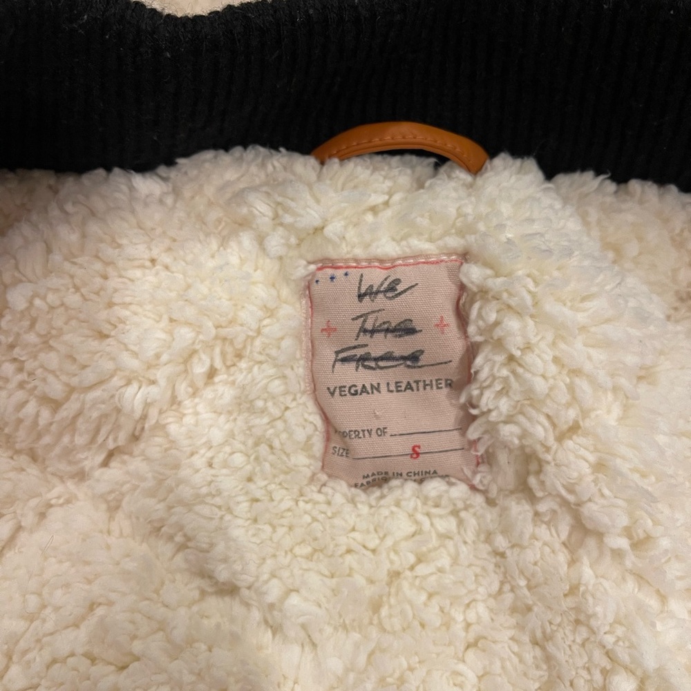 Free People Vegan Leather Jacket - Picture 5 of 7